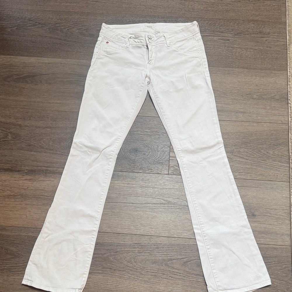 Hudson Jeans White Flared Women's Jeans size 27